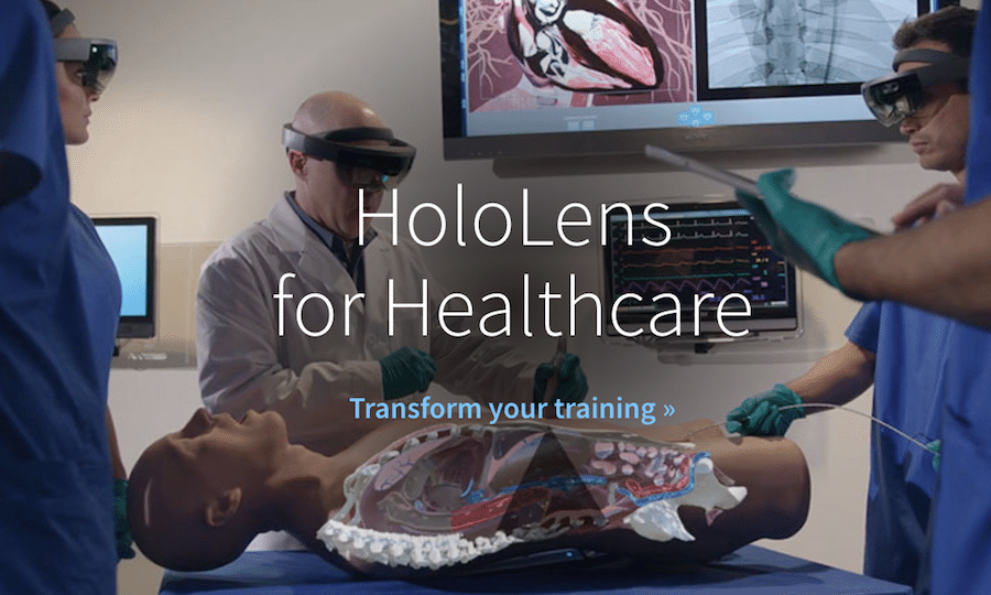 cae healthcare hololens ultrasound simulator ar