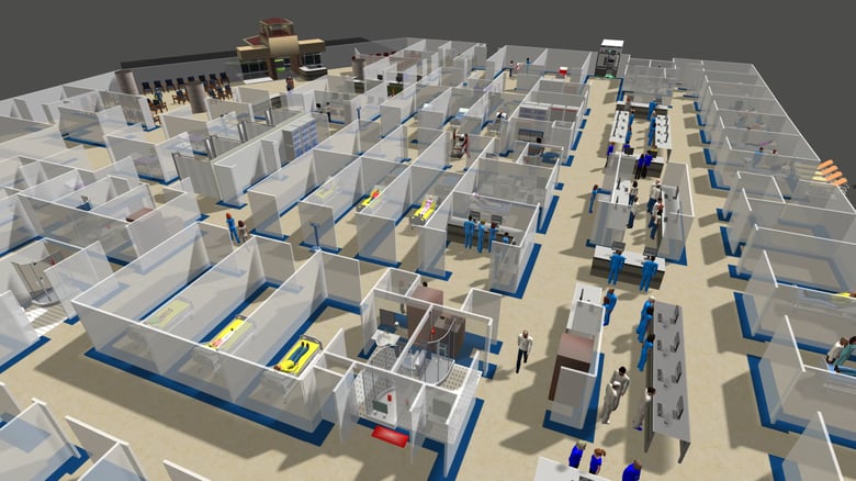 FlexSim Healthcare Improves Performance with Simulated Patient Flow