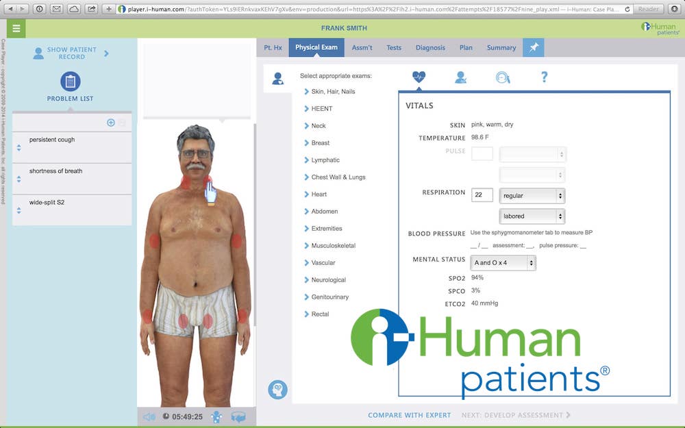 Kaplan’s i-Human Patients Helps Nursing Students Build Diagnostic Competency & Clinical Judgment