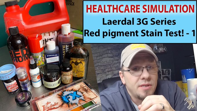 Moulage Secrets: Red Pigment Stain Test for Laerdal Simman 3G