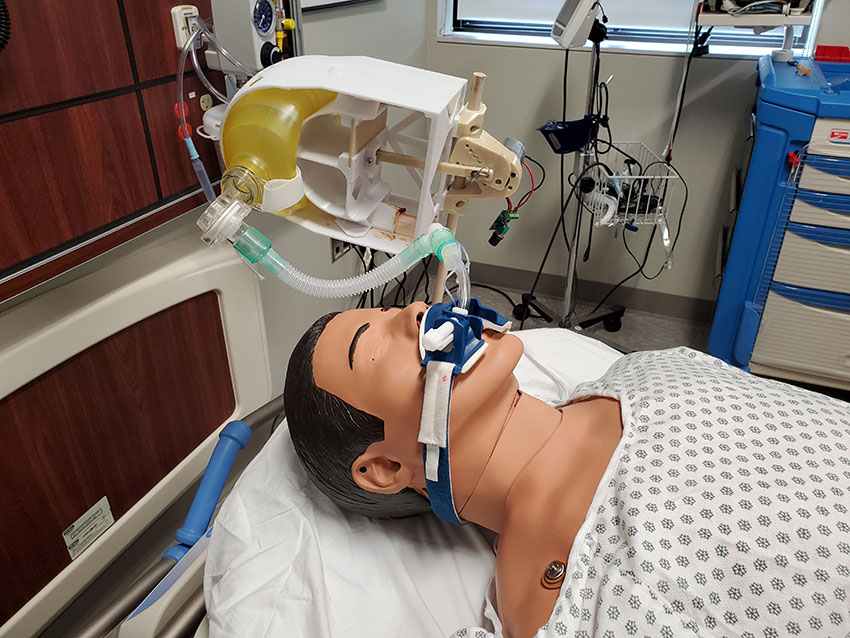 Sim Programs at TTUHSC El Paso & UTEP’s Keck Center Develop 3D-Printed Ventilator for Only $1K