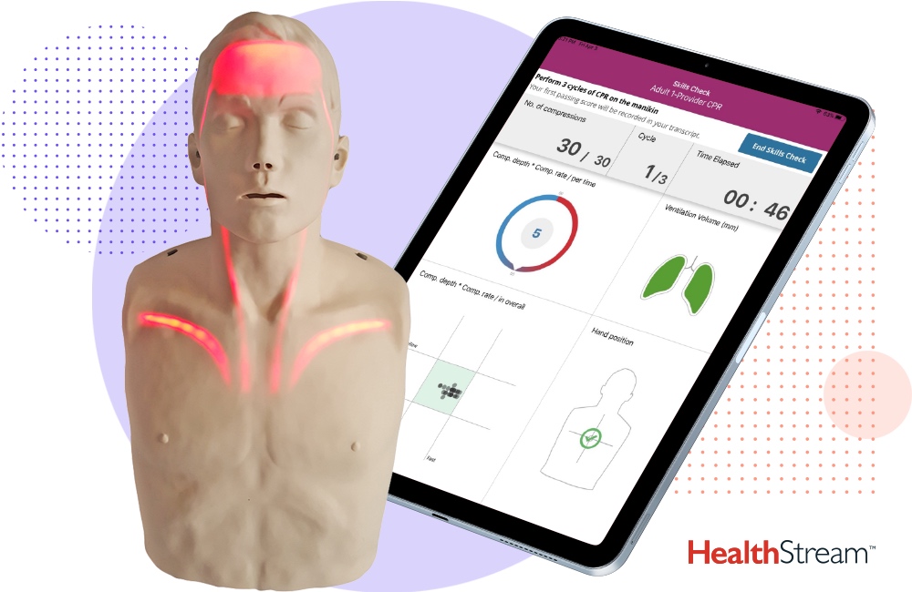 HealthStream Advances Resuscitation Proficiencies with Innovative, Manikin Technology