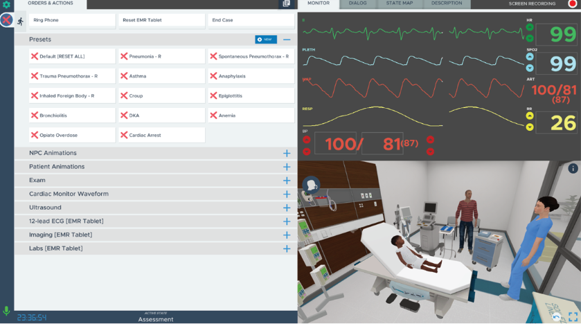 Build Your Own Simulated Virtual Patient Encounter With the SimX Virtual Manikin Series