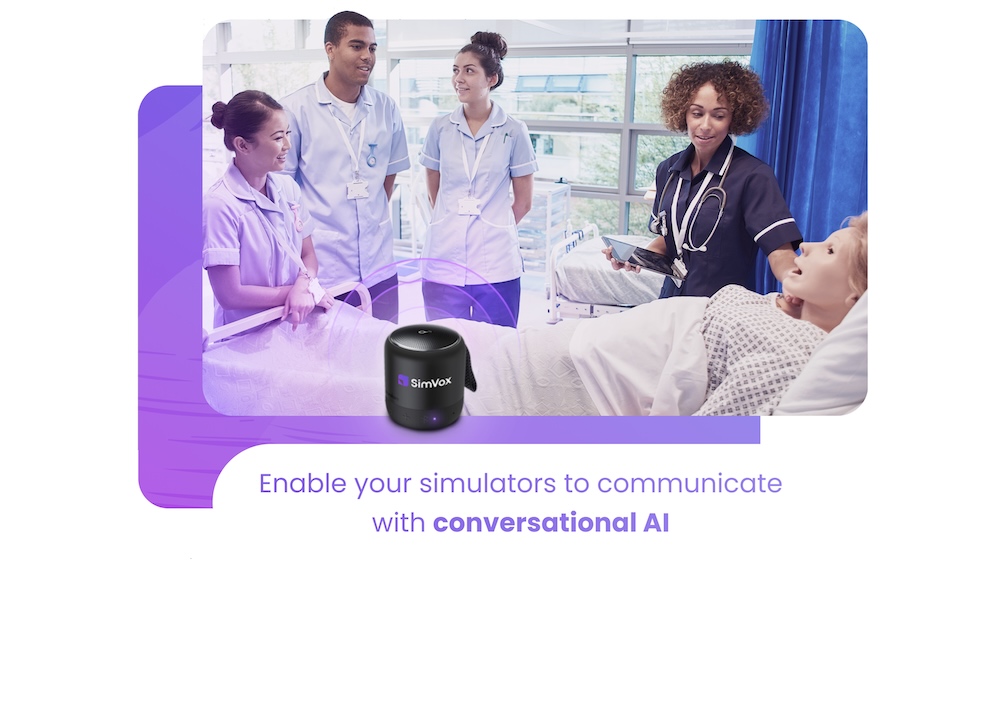 Make Your Low Fidelity Manikin Smart with SimVox AI Speaker