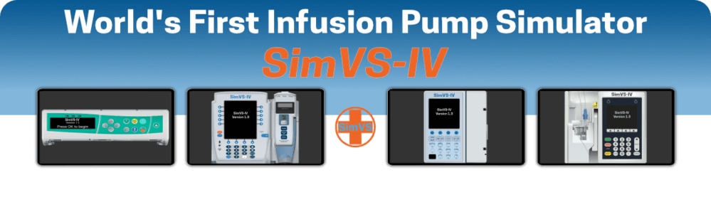 SimVS IV Pump Simulator Training for LPN / LVN Nurses