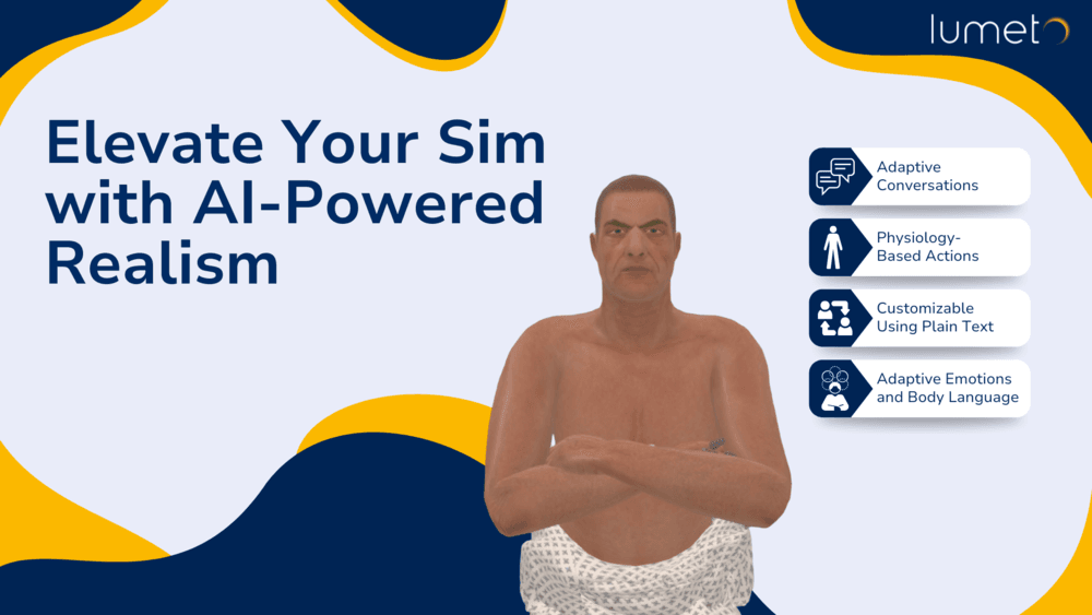 Lumeto Introduces InvolveXR AI Characters: The First Customizable AI-Enabled Virtual Patients
