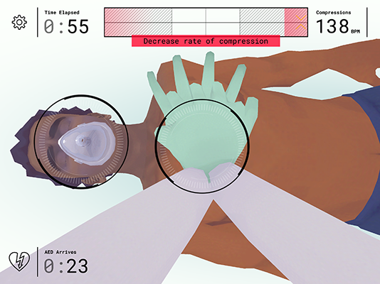 Saving Lives! Learning CPR Through Games-Based Simulation with AppClinic